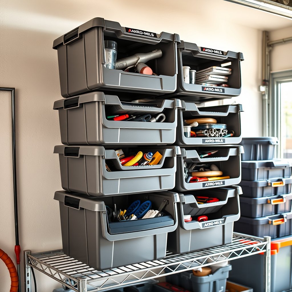 Stackable Bins: 12 Ultimate Steps For Amazing Organization In 2026 2 Stackable bins in action