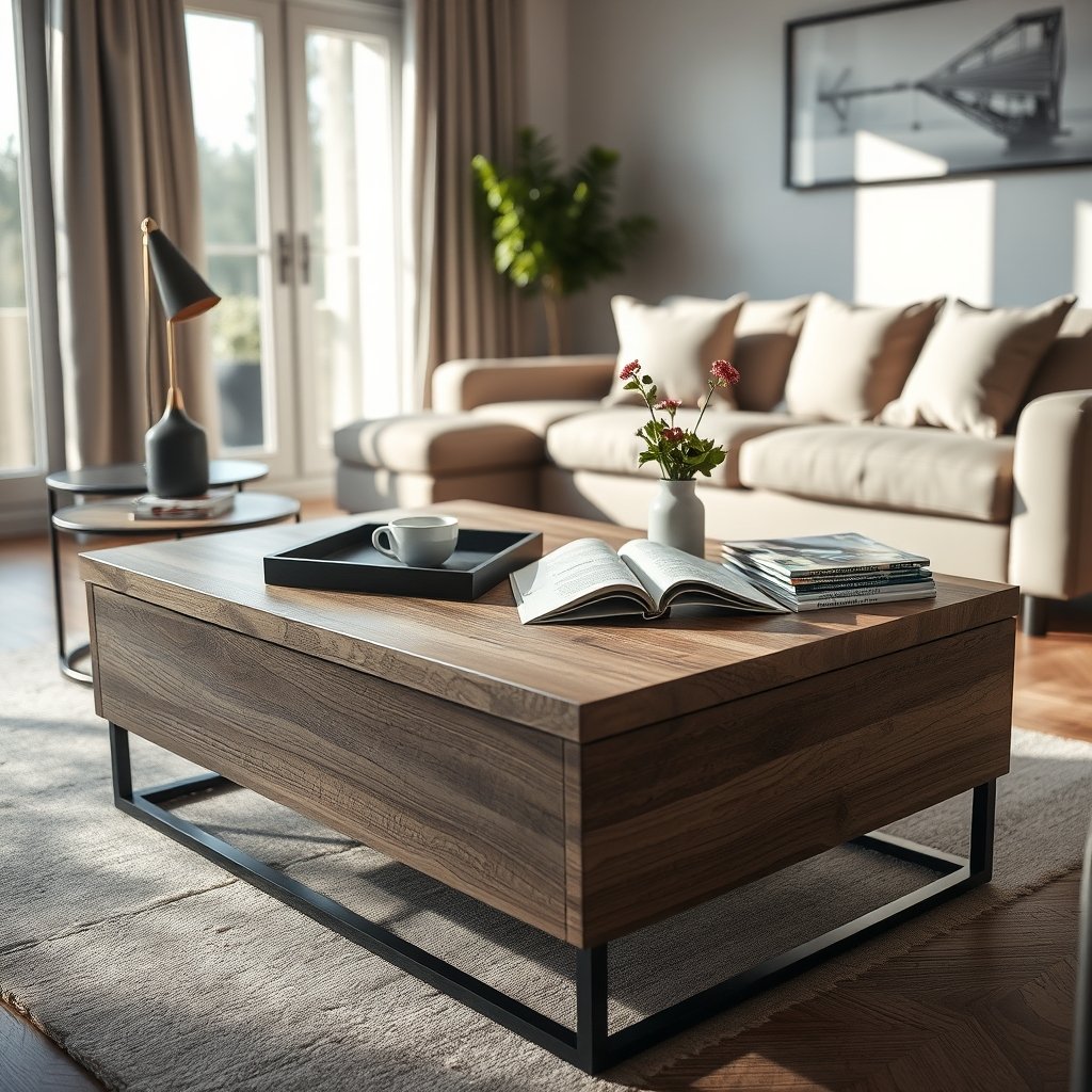 coffee table in action