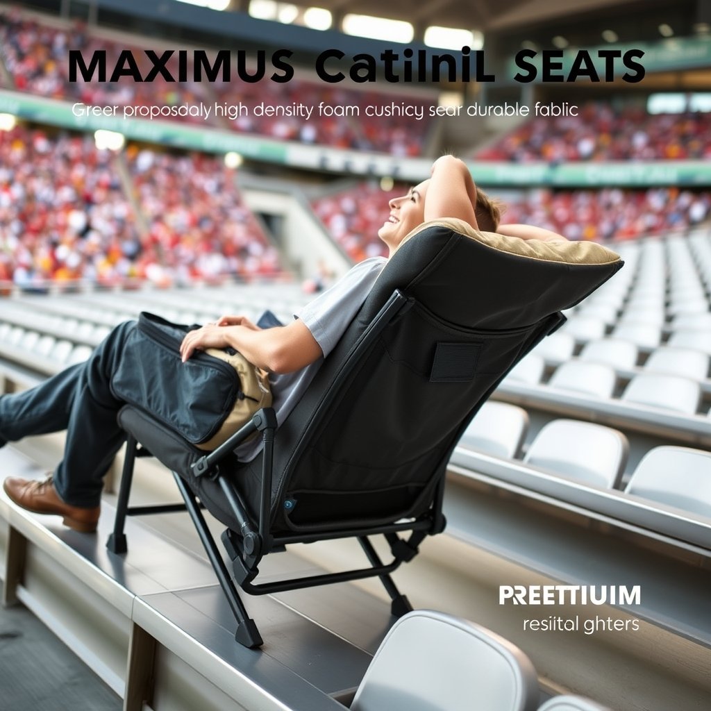 stadium seat in action